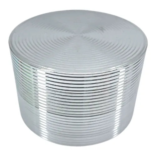 BlazeBuster Herb Mill Grinder Silver - 4 Piece (Dry Herb)