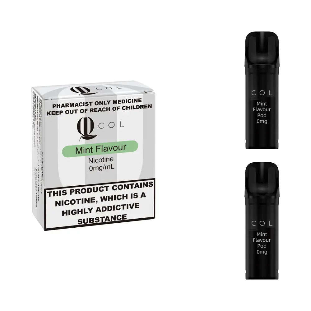 COL Mint Pods 2mL - Nicotine Salt (2pk)‚ 0mg/mL (Pre-Filled pods)