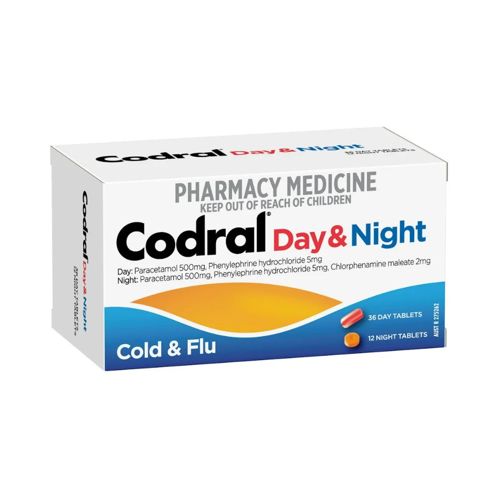 Codral Cold & Flu Day & Night Tablets | Pharmacy World Australia