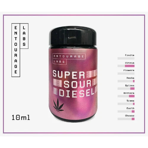 Entourage Labs Super Sour Diesel Strain Profile, 10ml (Terpenes)