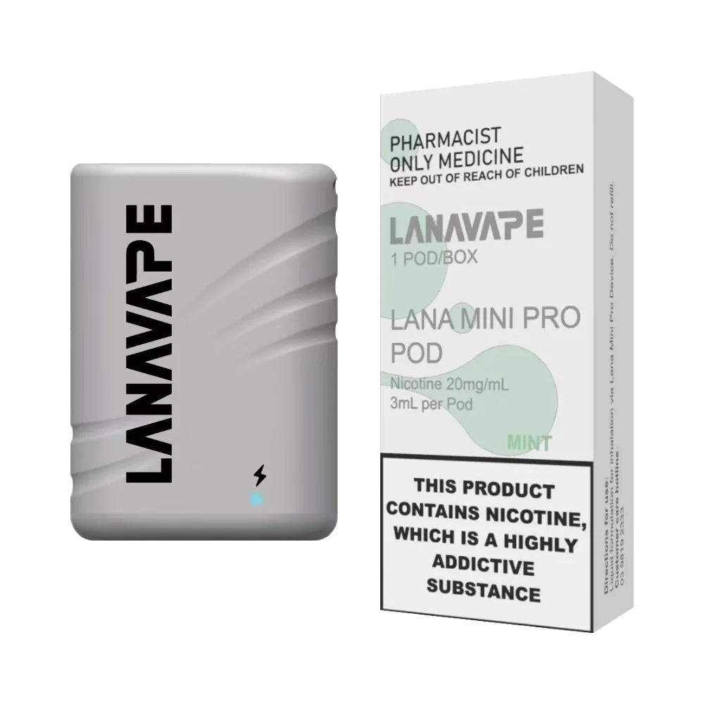 LANA Mini Pro Pod Device and Pre-Filled Mint Pod Bundle | Pharmacy World  Australia