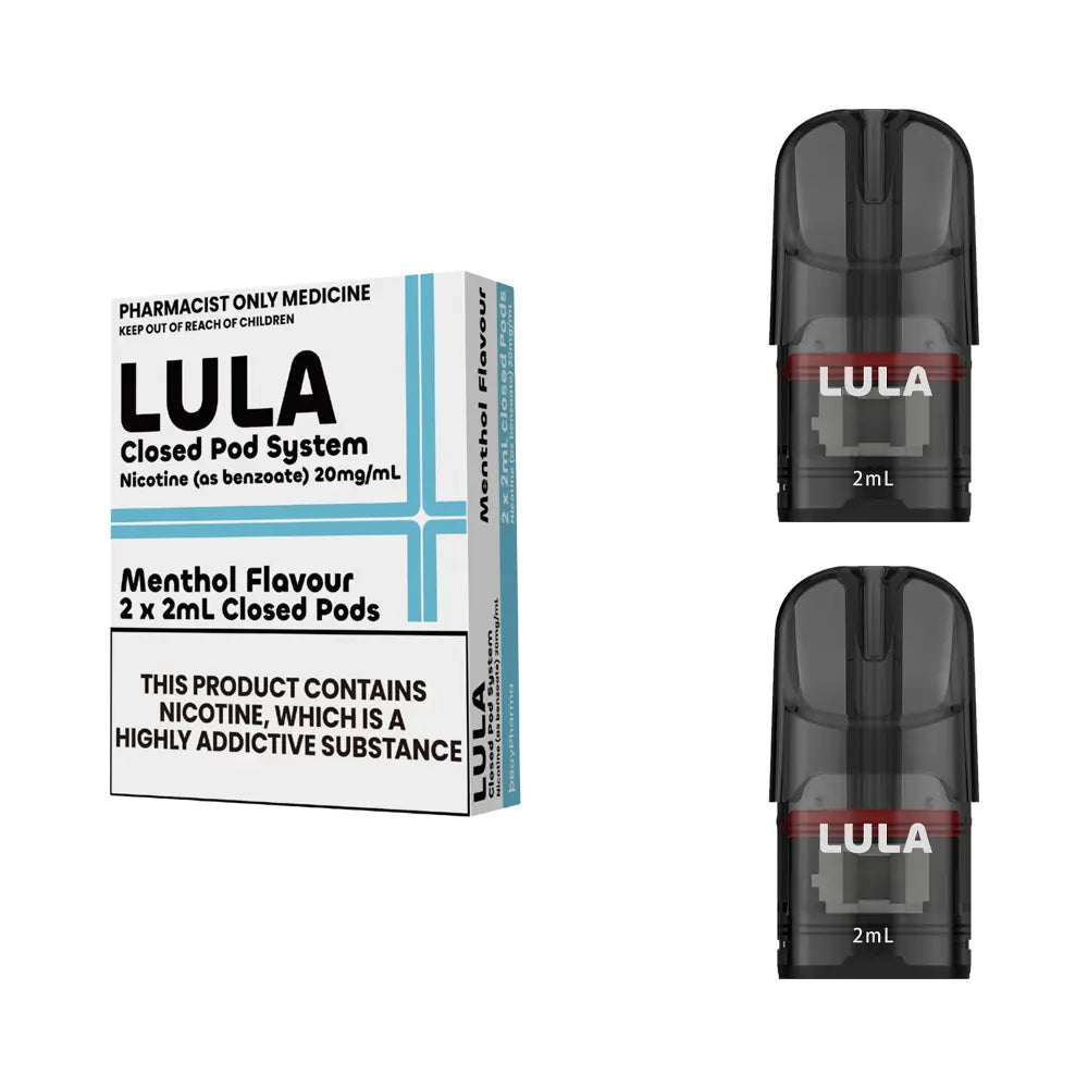Lula Menthol flavoured 20mg Pods 2 pack
