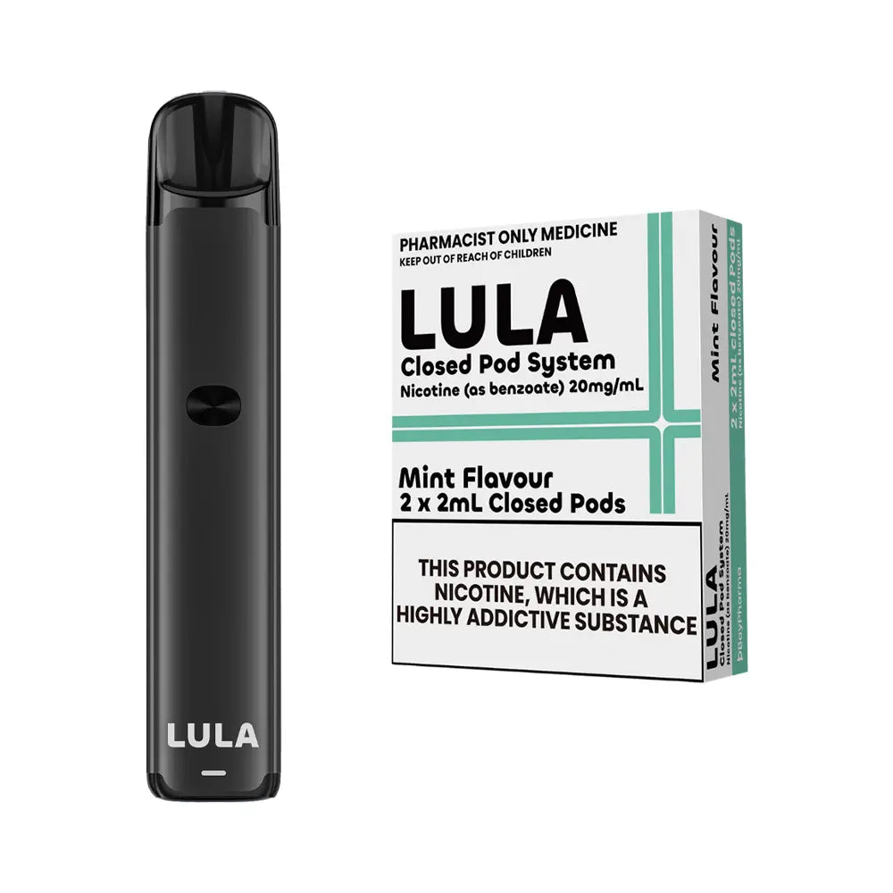 LULA Pod Device and Pre-Filled Mint Pod Bundle 20 mg/ml
