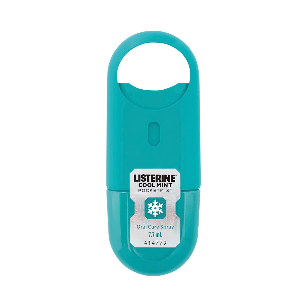 Listerine Pocketmist Oral Care Spray 7.7mL, Coolmint, Fresh breath