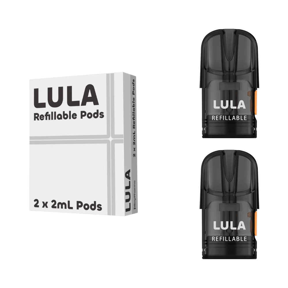 LULA Refillable Replacement Pods (2pk)‚ 2mL 0.9ohm (Coils & Pods)