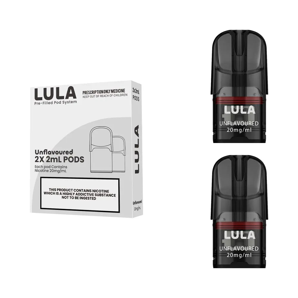 Lula Unflavoured Pods 2mL - Nicotine Salt (2pk) - 20mg/mL