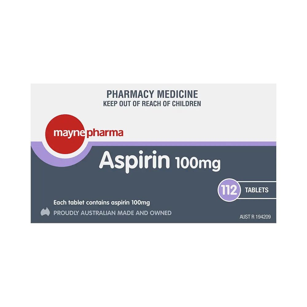 Mayne Pharma Asprin Tablets 100mg, Medicine