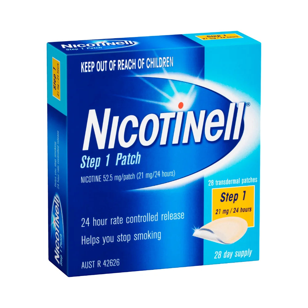 Nicotinell step 2 stop smoking patches, smoking cessation kit