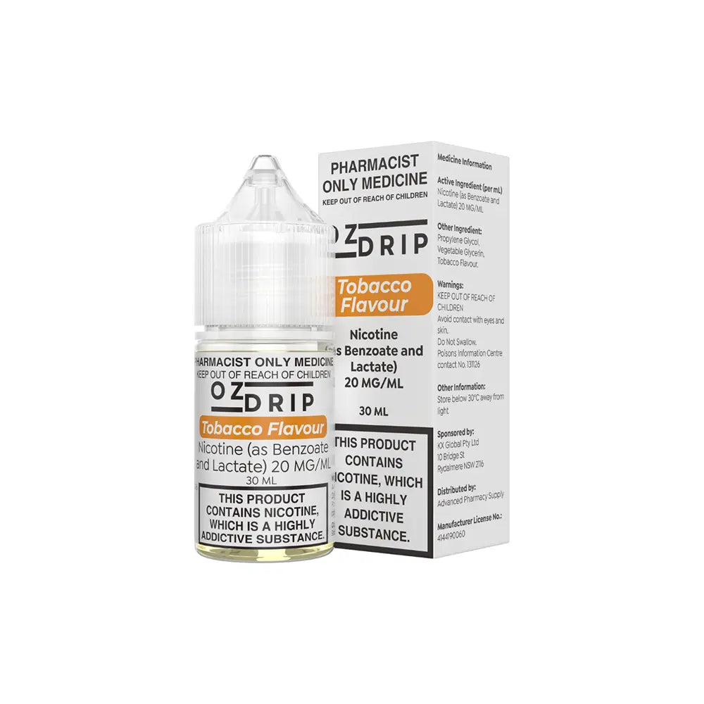 OZ Drip Tobacco 30mL - Nicotine Salt