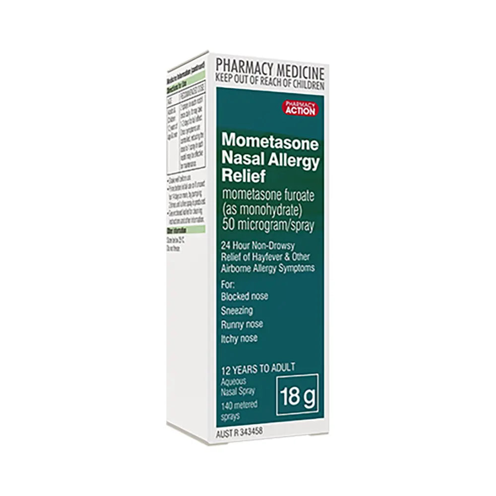 Pharmacy Action Mometasone Nasal Allergy Relief 50mcg, Medicine