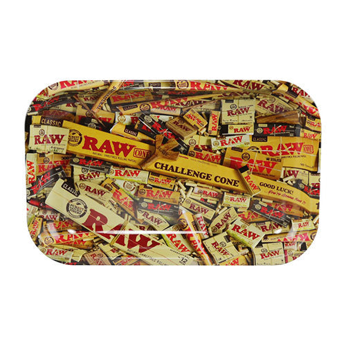 Rolling Trays - Medium‚ Raw Papers design (Dry Herb)