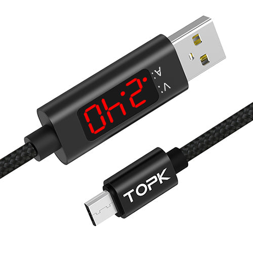 TOPK AC27 LCD Display Micro USB Cable (Chargers & Cables)