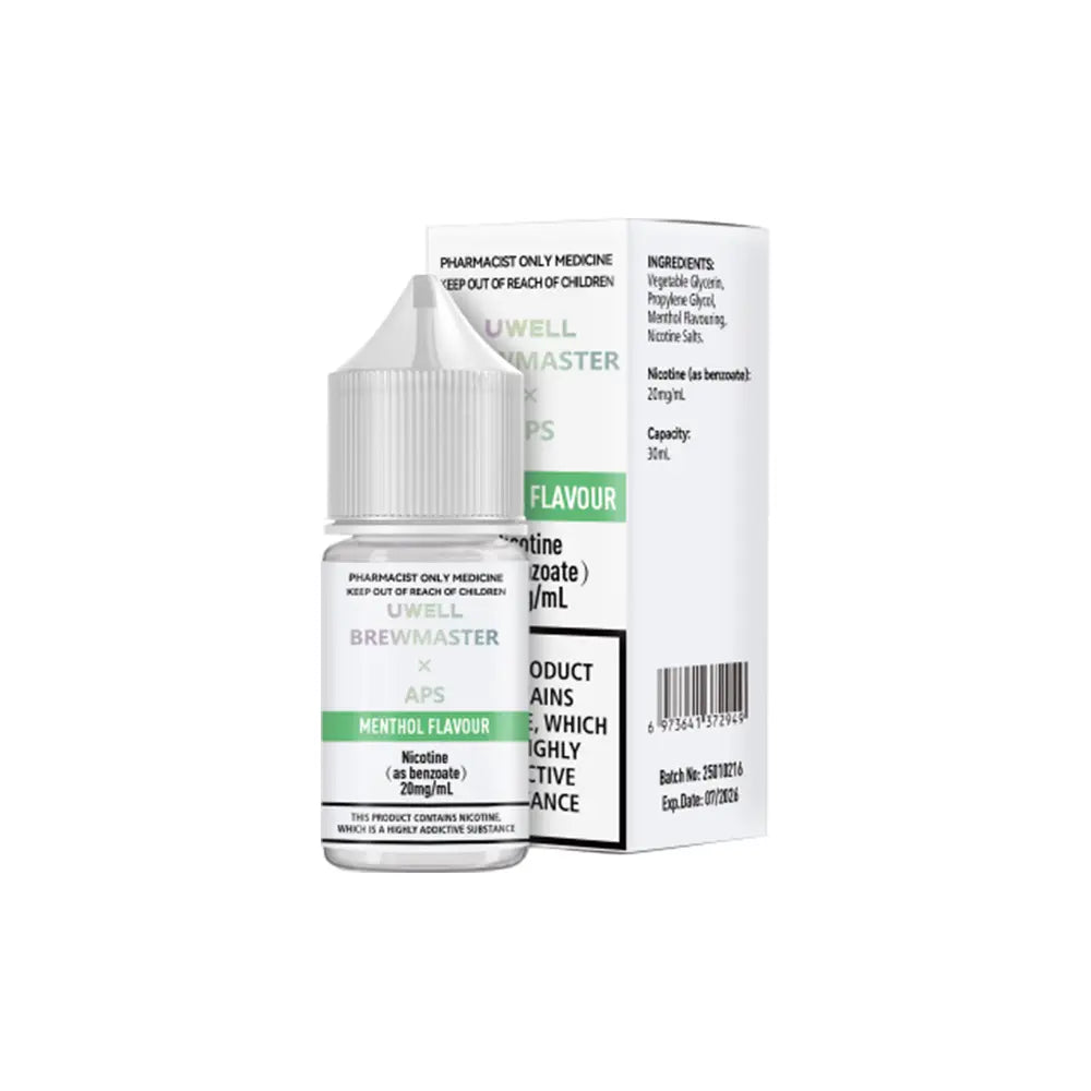 Uwell BrewMaster Menthol 30mL - Nicotine Salt