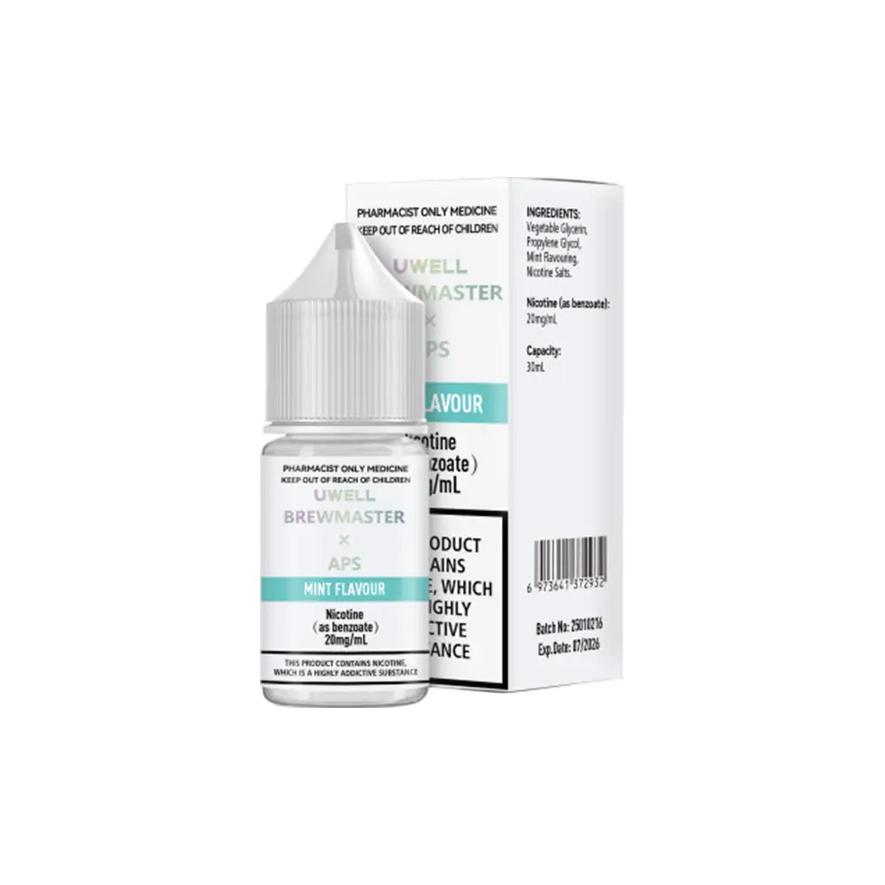 Uwell BrewMaster Mint 30mL - Nicotine Salt