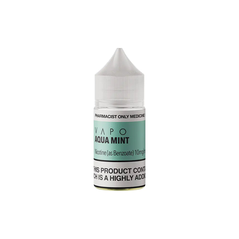 Vapo Mint 30mL - Nicotine Salt ‚ 10mg/mL Vape Liquid