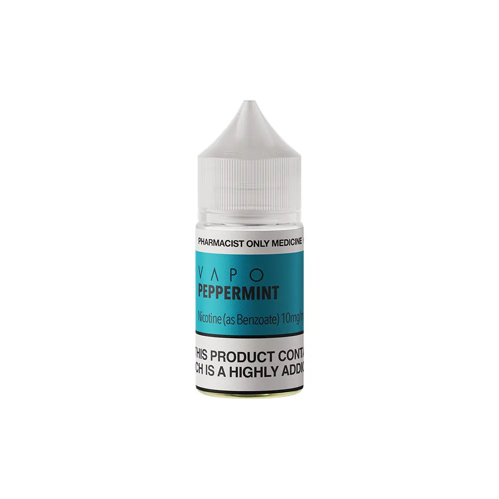 Vapo peppermint 30mL nicotine salt liquid 10mg
