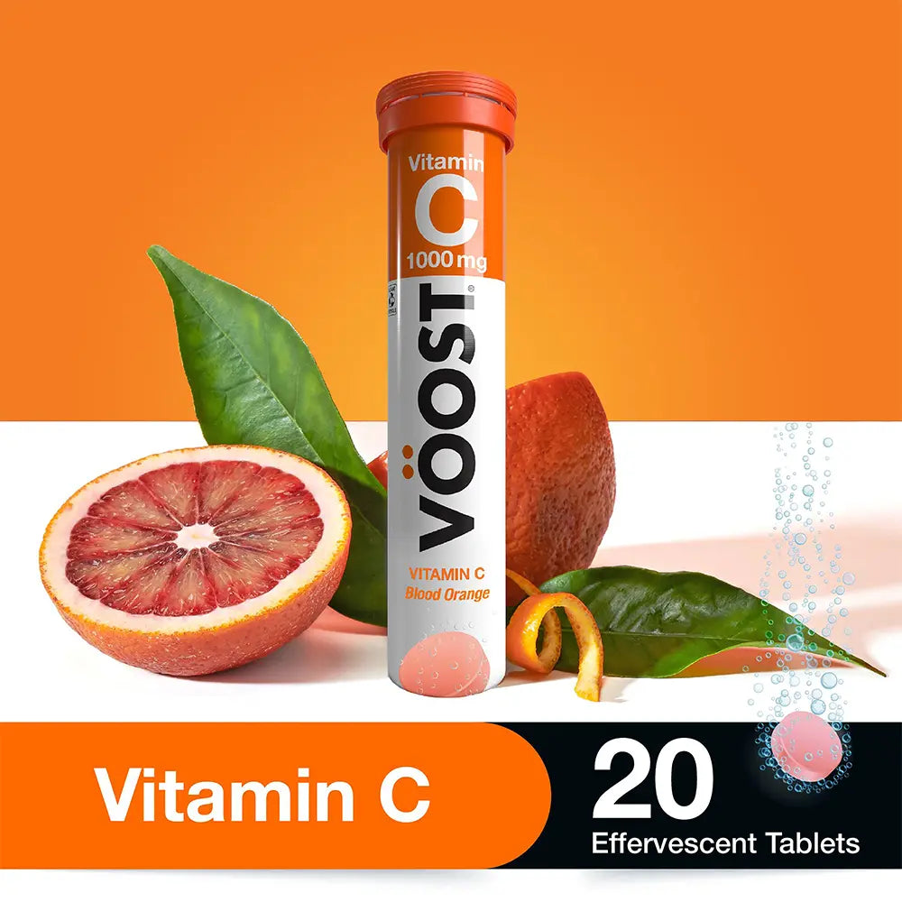 Voost Vitamin C Blood Orange Effervescent Vitamins Supplement ‚ 20 Tablets