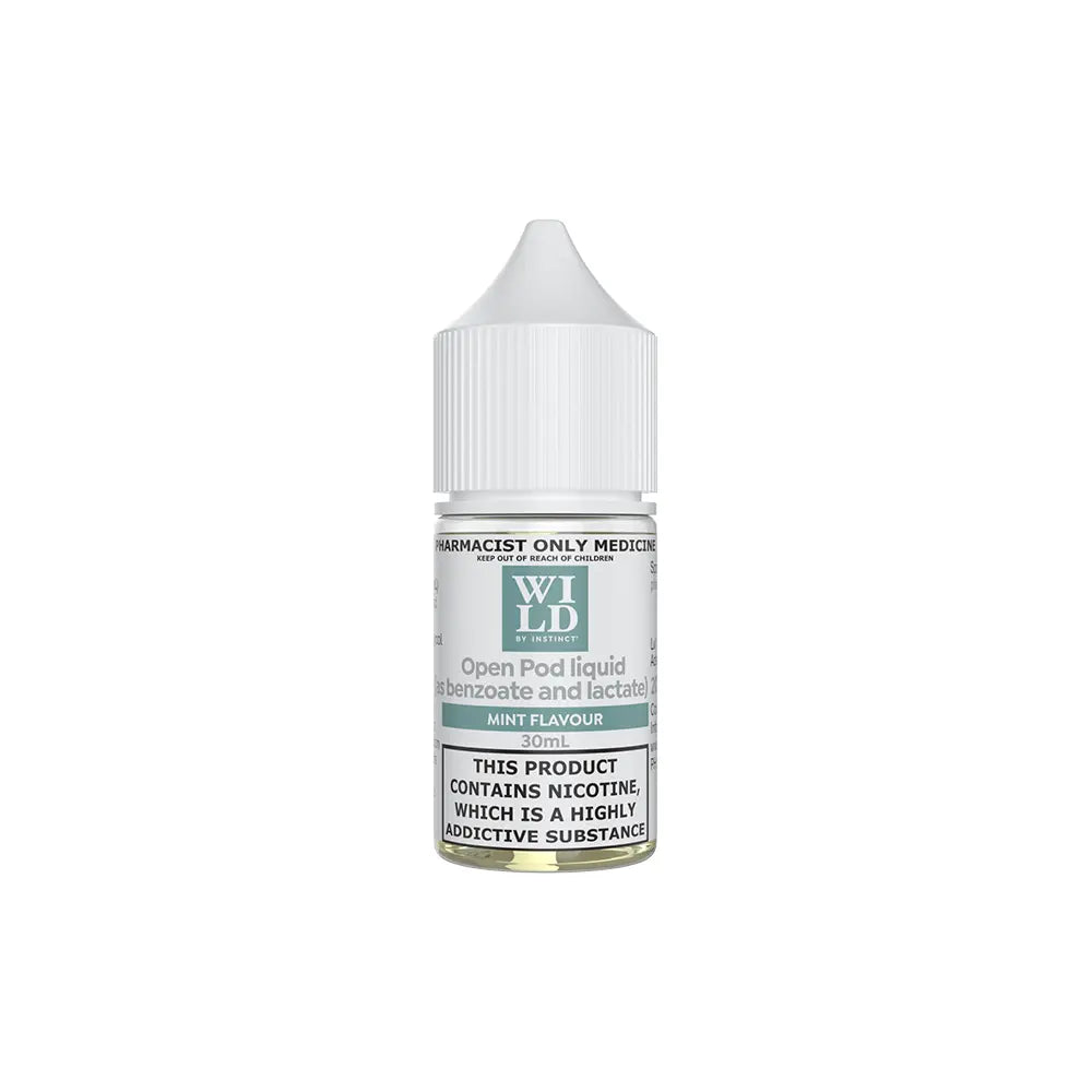 Wild by Instinct Mint 30mL - Nicotine Salt 20mg/mL (Liquid)