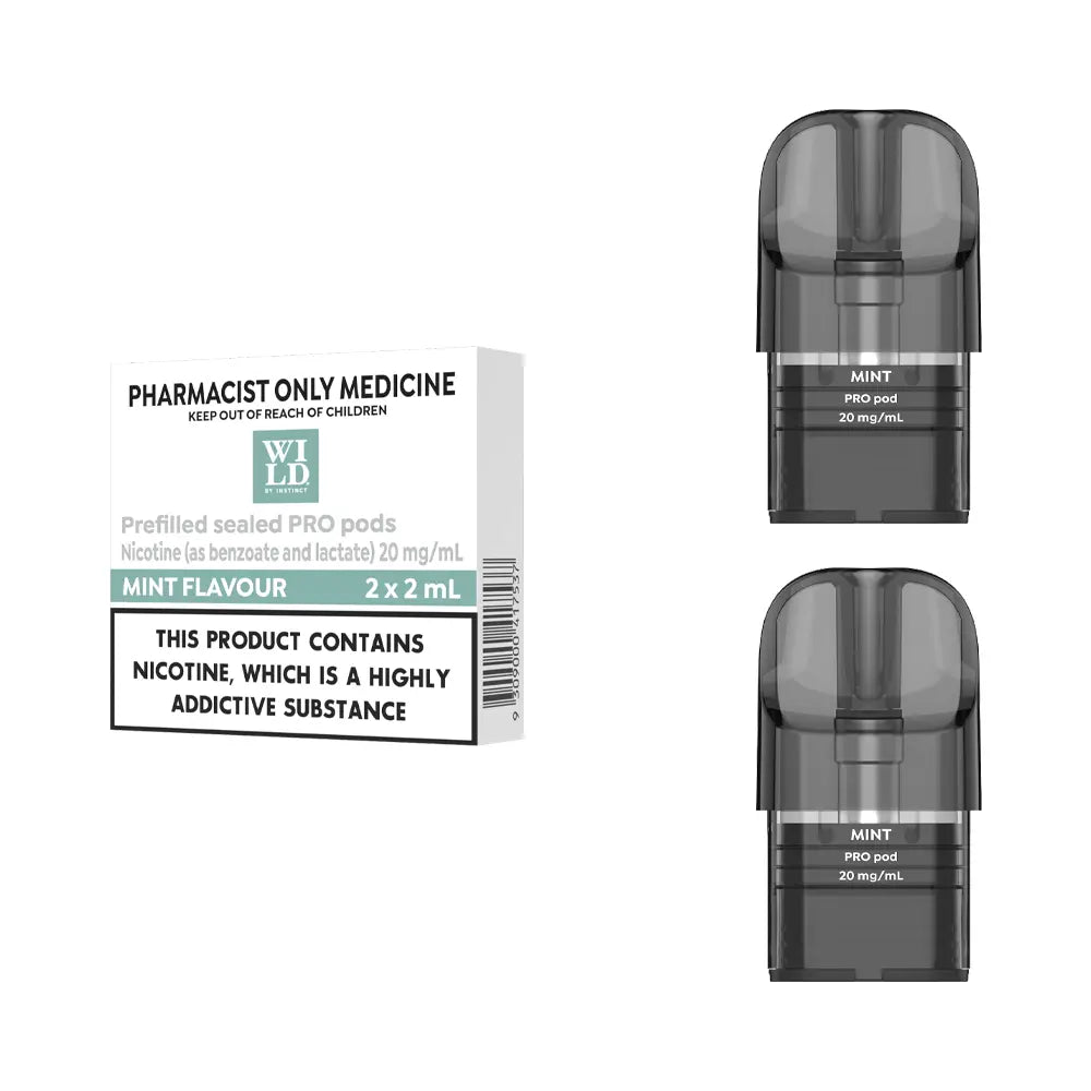 Wild by Instinct Mint PRO Pods 2mL - Nicotine Salt (2pk)