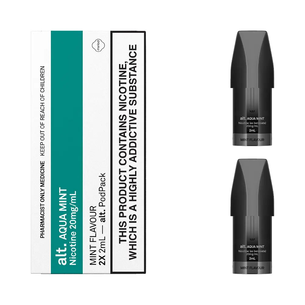 alt. Mint Pods 2mL - Nicotine Salt (2pk)‚ 20mg/mL (Pre-Filled pods)