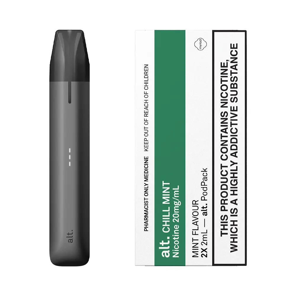 alt. Pod Device and Pre-Filled Mint Pod Bundle ‚ 1 Device, 1 Pack (Pre-Filled pods)