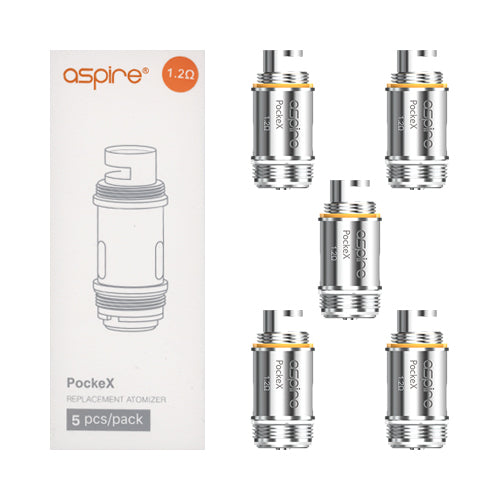 Aspire Pockex Replacement Coils (incl. Nautilus X Coils) (5pk)