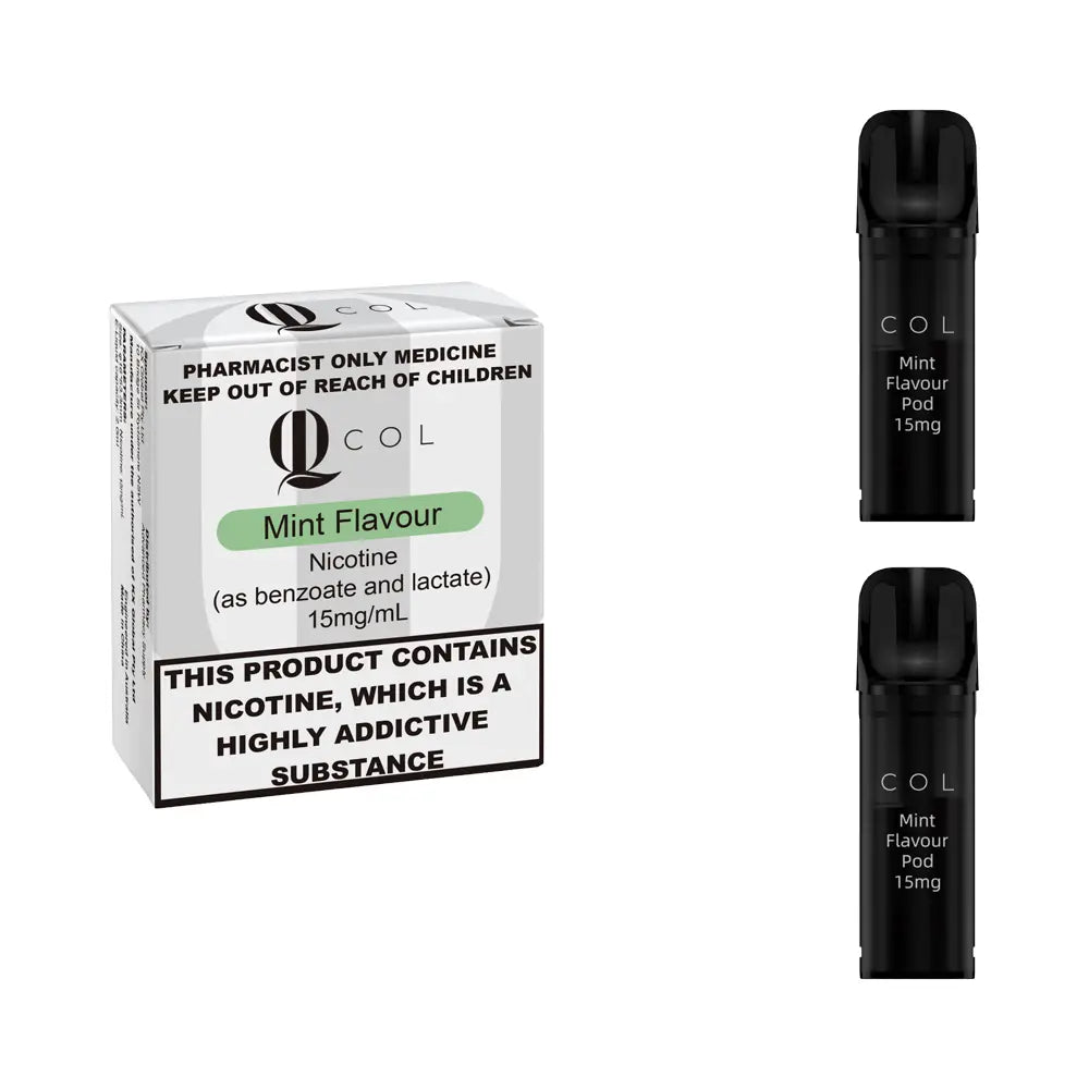 COL Mint Pods 2mL - Nicotine Salt (2pk)‚ 15mg/mL (Pre-Filled pods)
