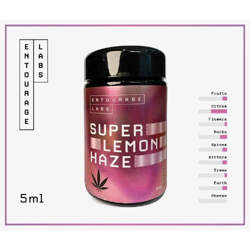 Entourage Labs Super Lemon Haze Strain Profile, 5ml (Terpenes)