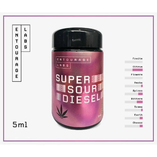Entourage Labs Super Sour Diesel Strain Profile, 5ml (Terpenes)