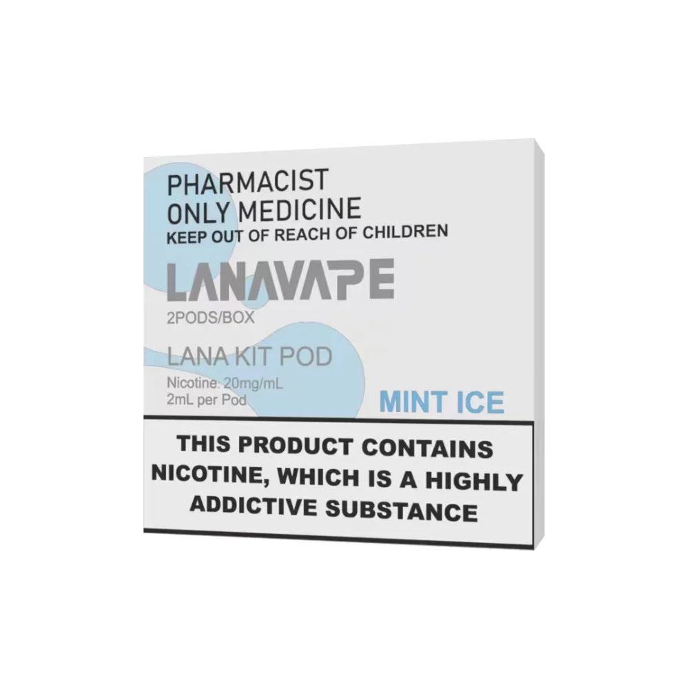 LANA II Mint Ice Pods 2mL - Nicotine Salt (2pk) - 20mg/mL