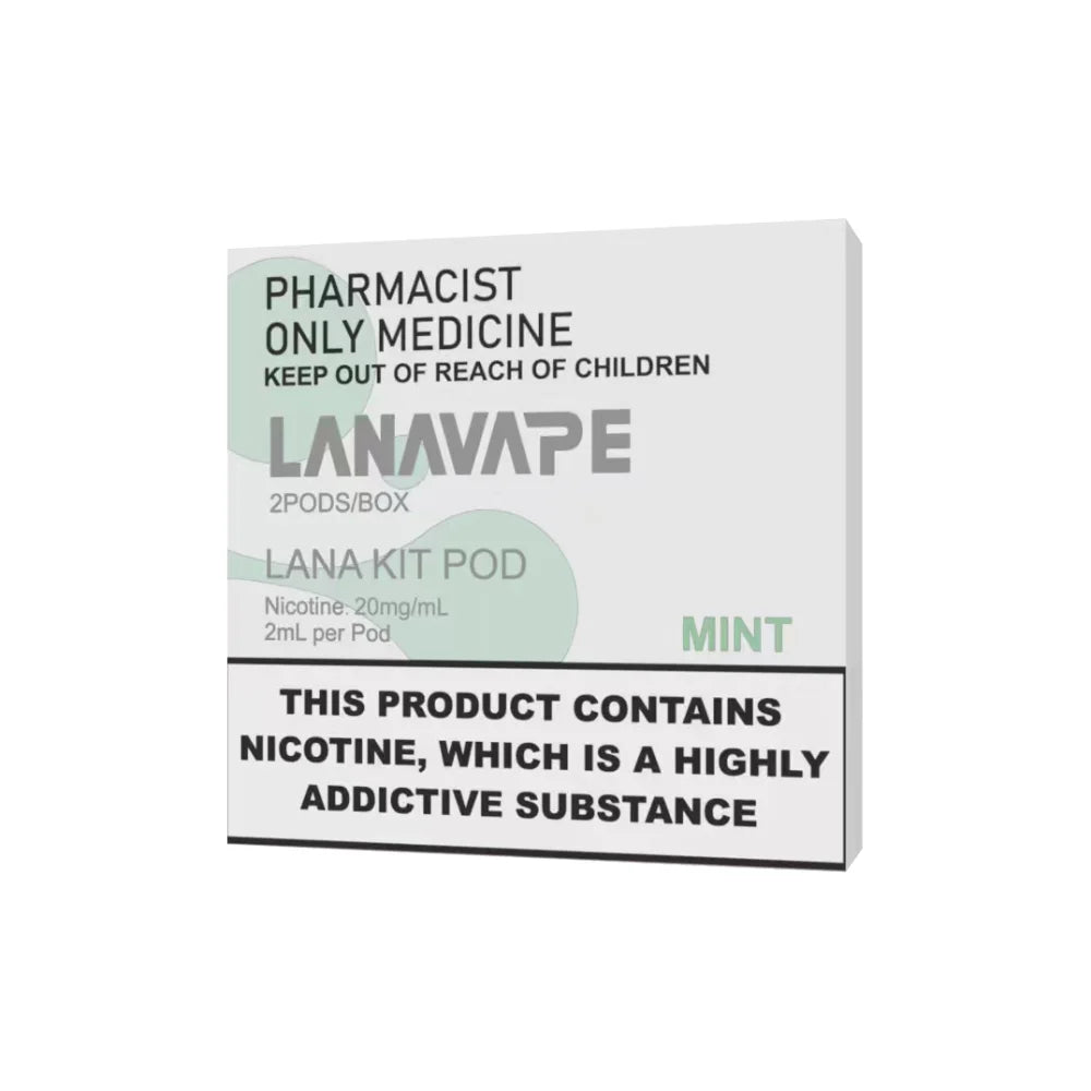 LANA II Mint Pods 2mL - Nicotine Salt (2pk) - 20mg/mL