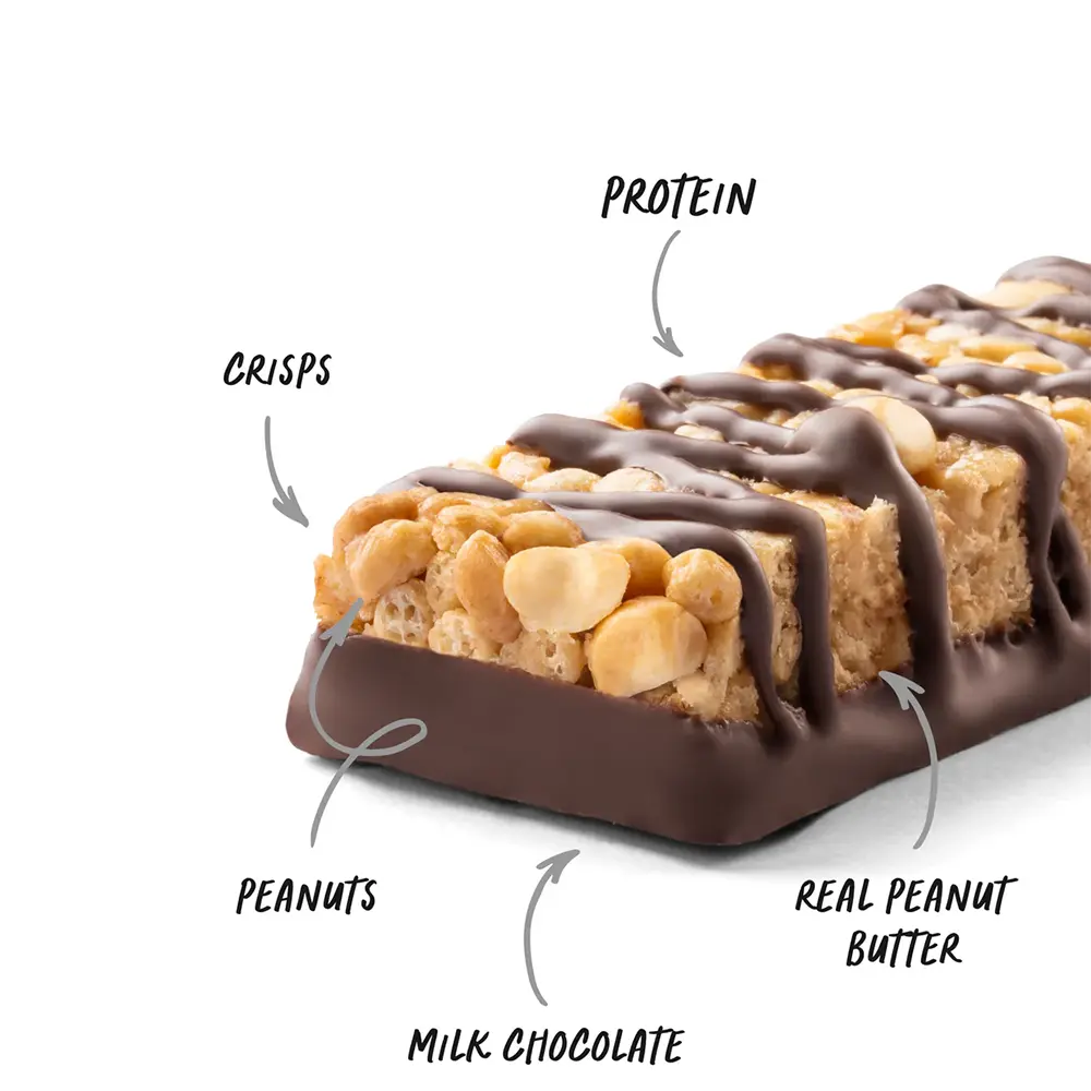 Muscle Nation Protein Bars‚ CRISP | Choc Peanut Butter (Supplements)