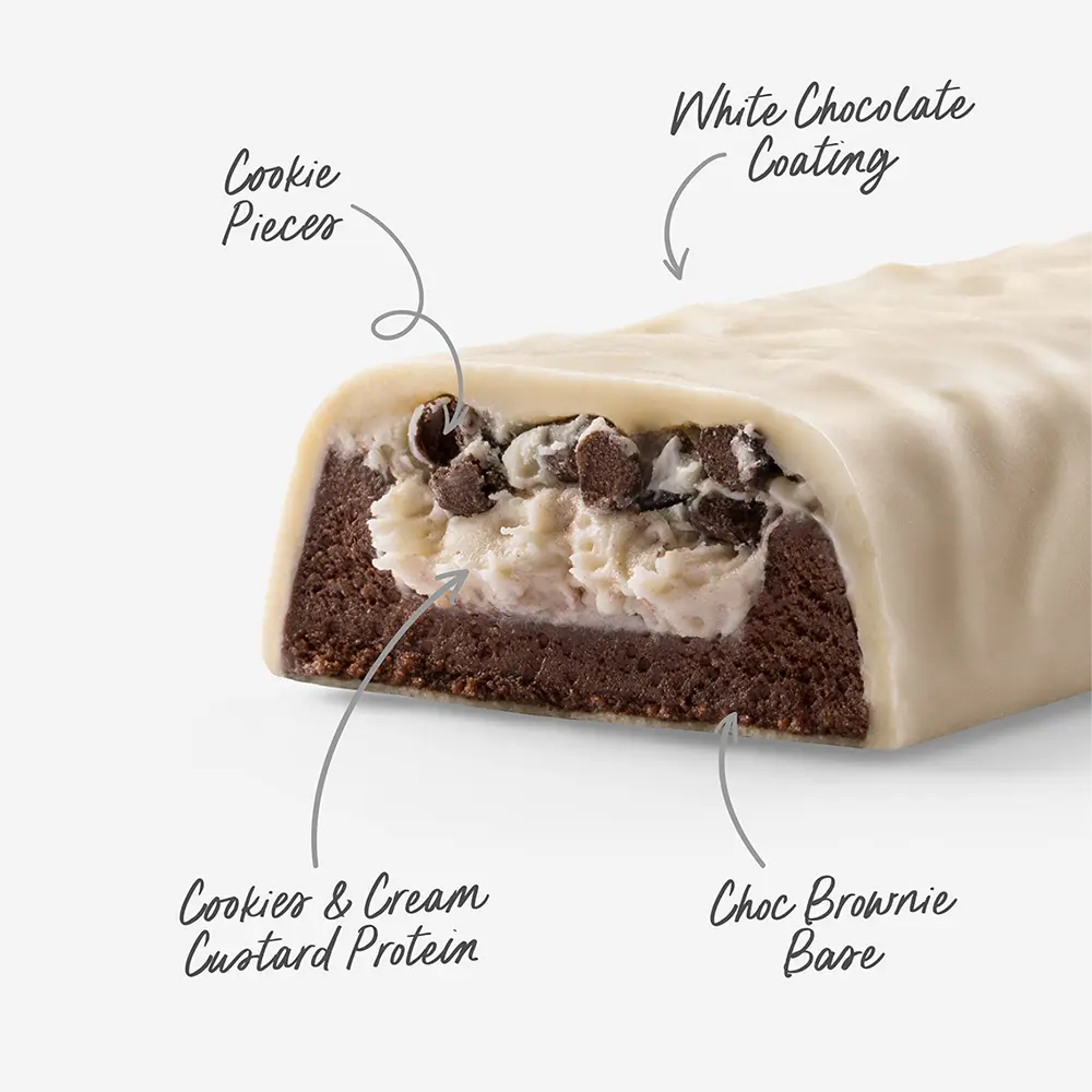 Muscle Nation Protein Bars‚ Custard Cookies and Cream (Supplements)