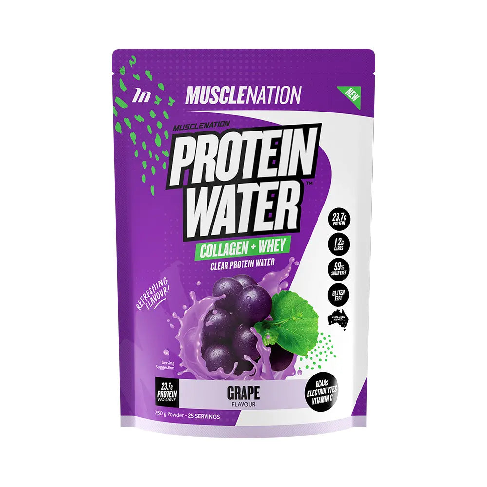 Muscle Nation Protein Water‚ Grape (Supplements)