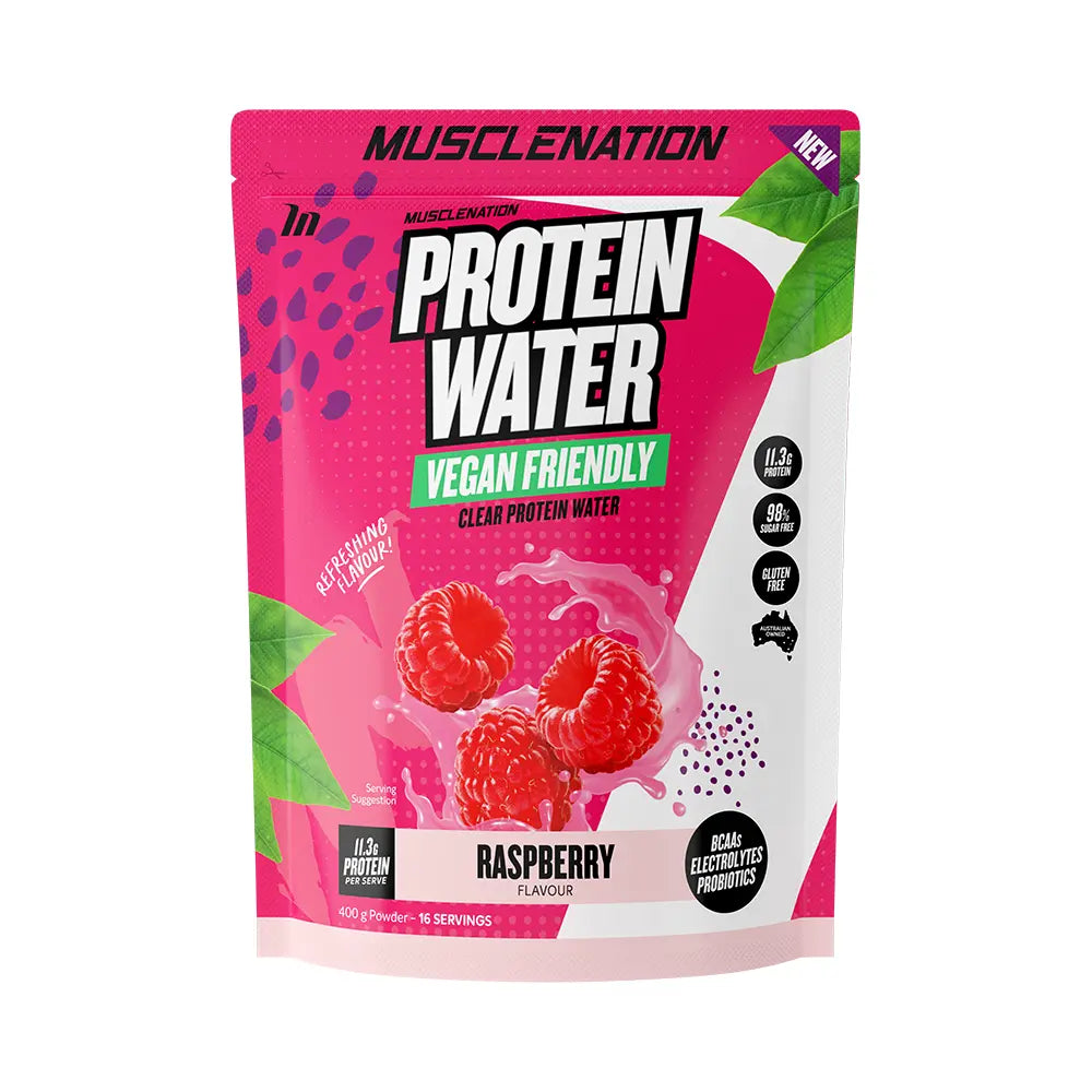Muscle Nation Protein Water‚ Raspberry (Supplements)