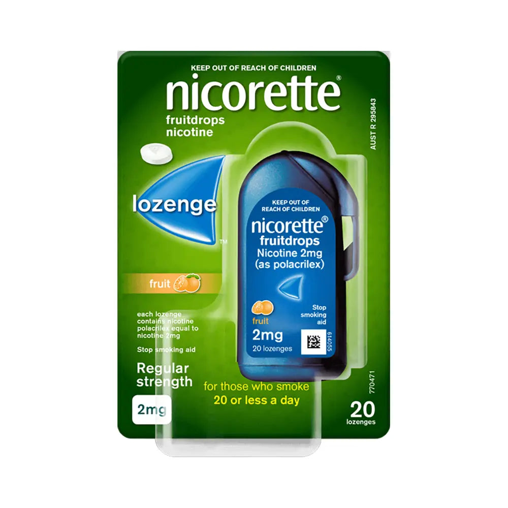 Nicorette Lozenge Cooldrops Icy Mint