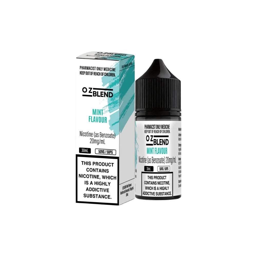 OZ Blend mint 30mL nicotine salt liquid 20mg