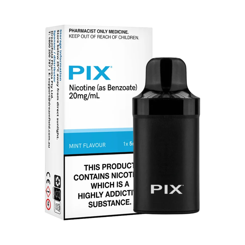 PIX Mint Pod 5mL - Nicotine Salt ‚ 20mg/mL Vape Pre-Filled pods