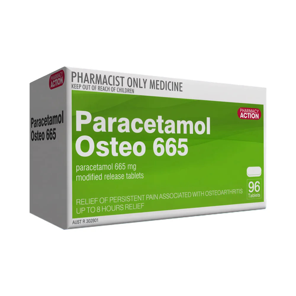 Pharmacy Action Paracetamol Osteo Tablets 665mg, Medicine