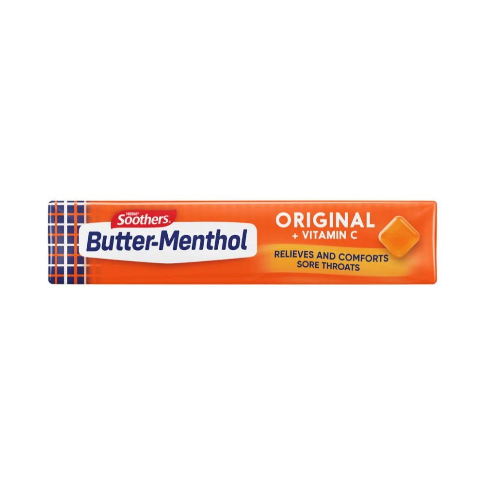 Soothers Butter-Menthol Medicated Lozenges