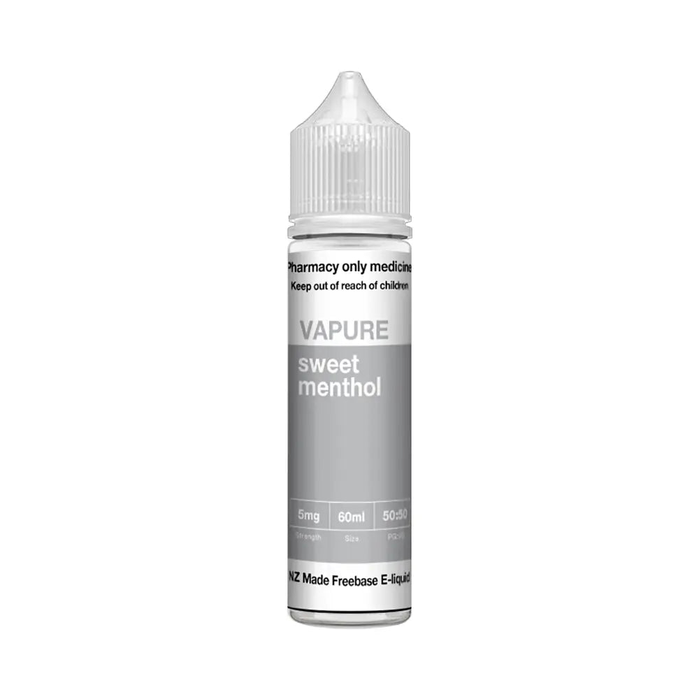 VAPURE Sweet Menthol 60mL - Nicotine Freebase