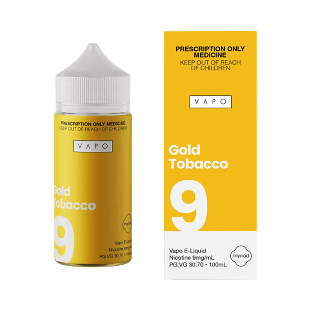 Vapo Gold Tobacco 100mL - Nicotine Freebase