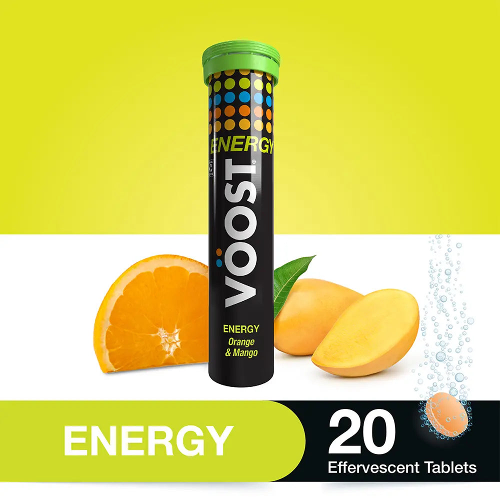 Voost energy vitamin supplement effervescent tablets 20 pack